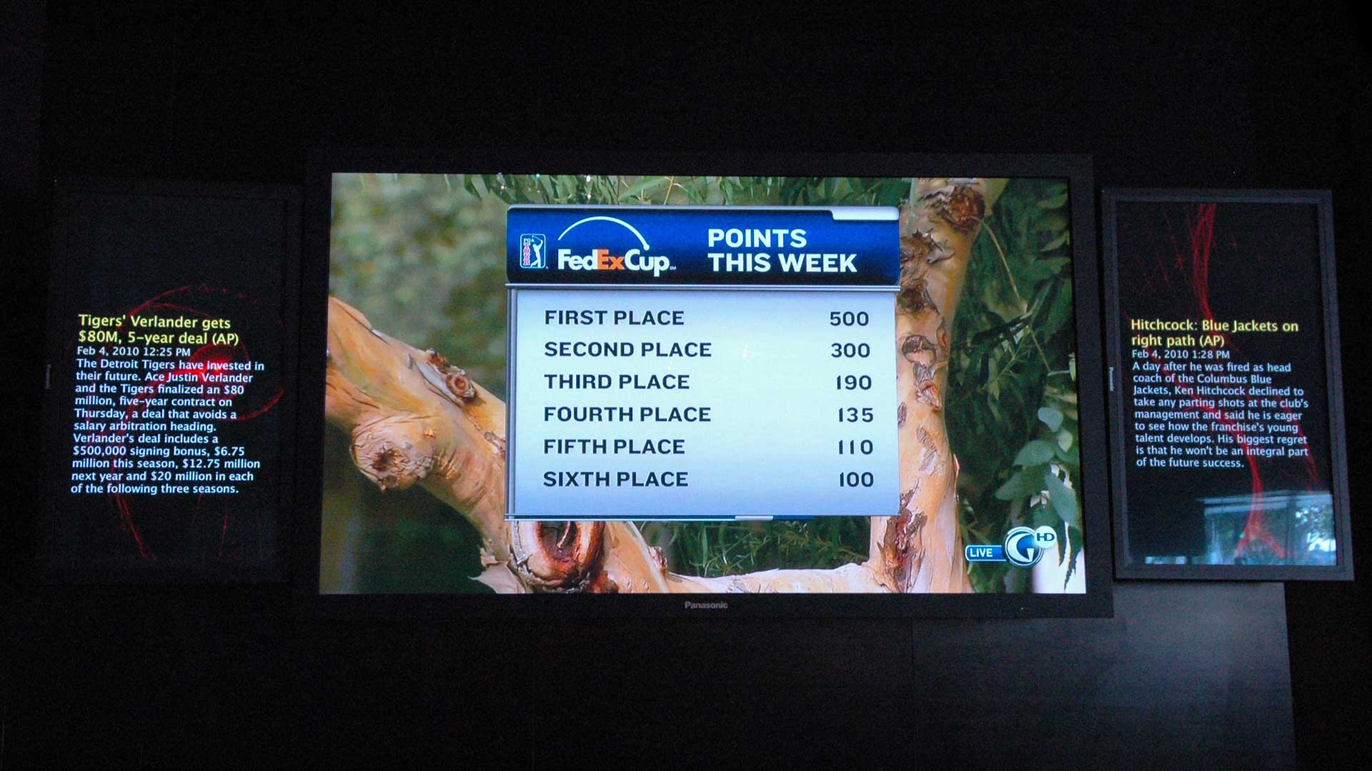 ESPN Zone sports new visualizer